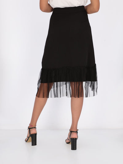 OR Skirts & Shorts Midi length Skirt with Polka Dots Tulle