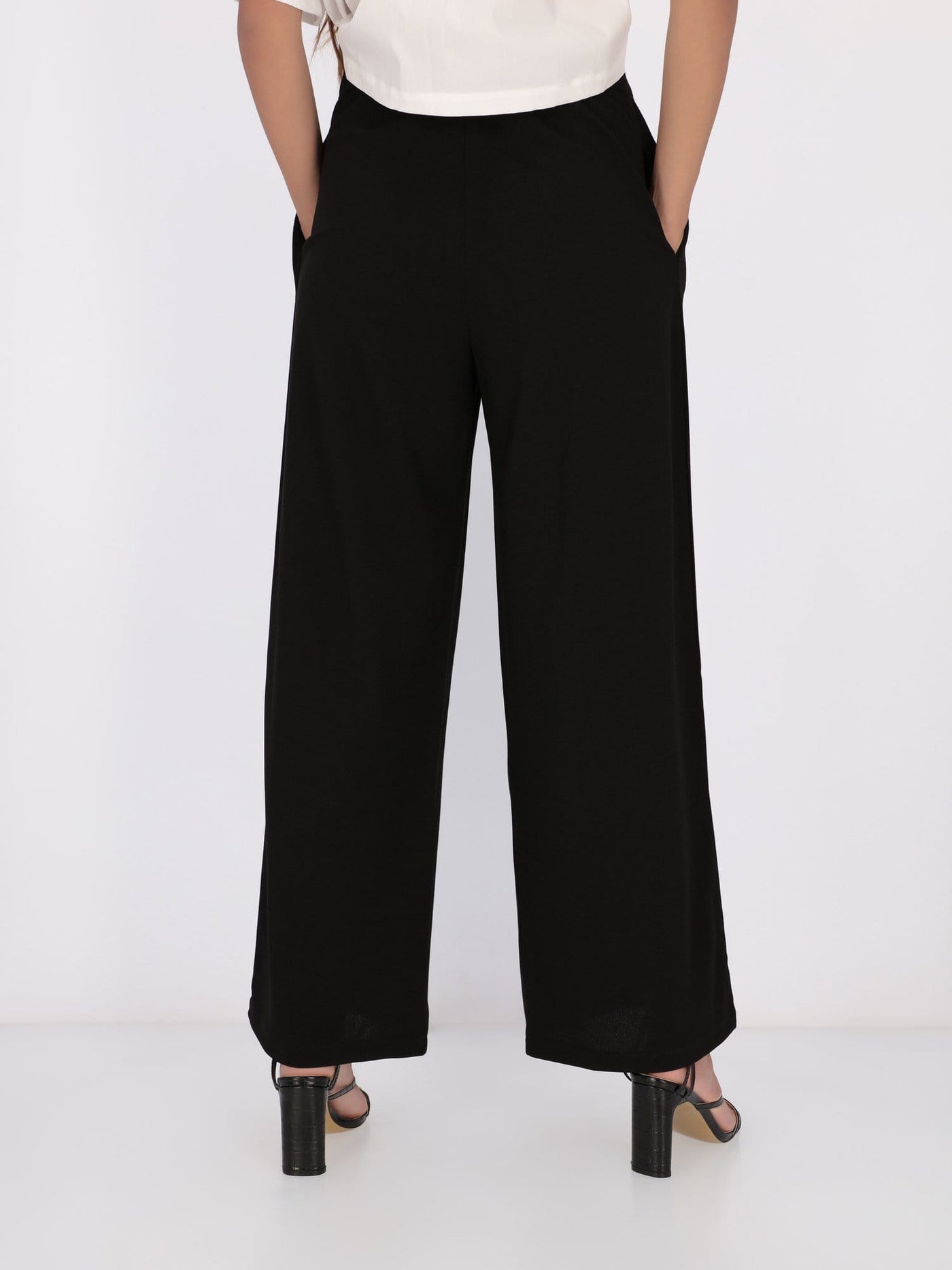 OR Pants & Leggings Front Side Pleats Wide Leg Pants