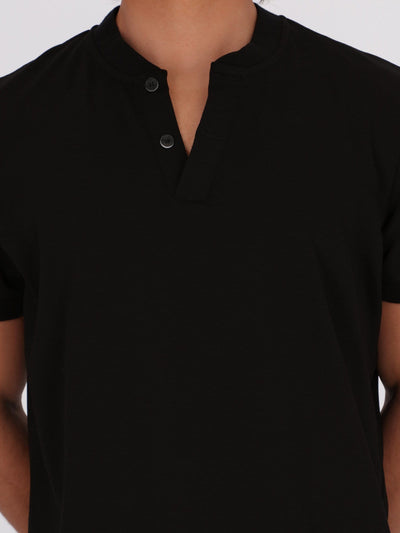 OR Polos Grandad Collar Polo Shirt