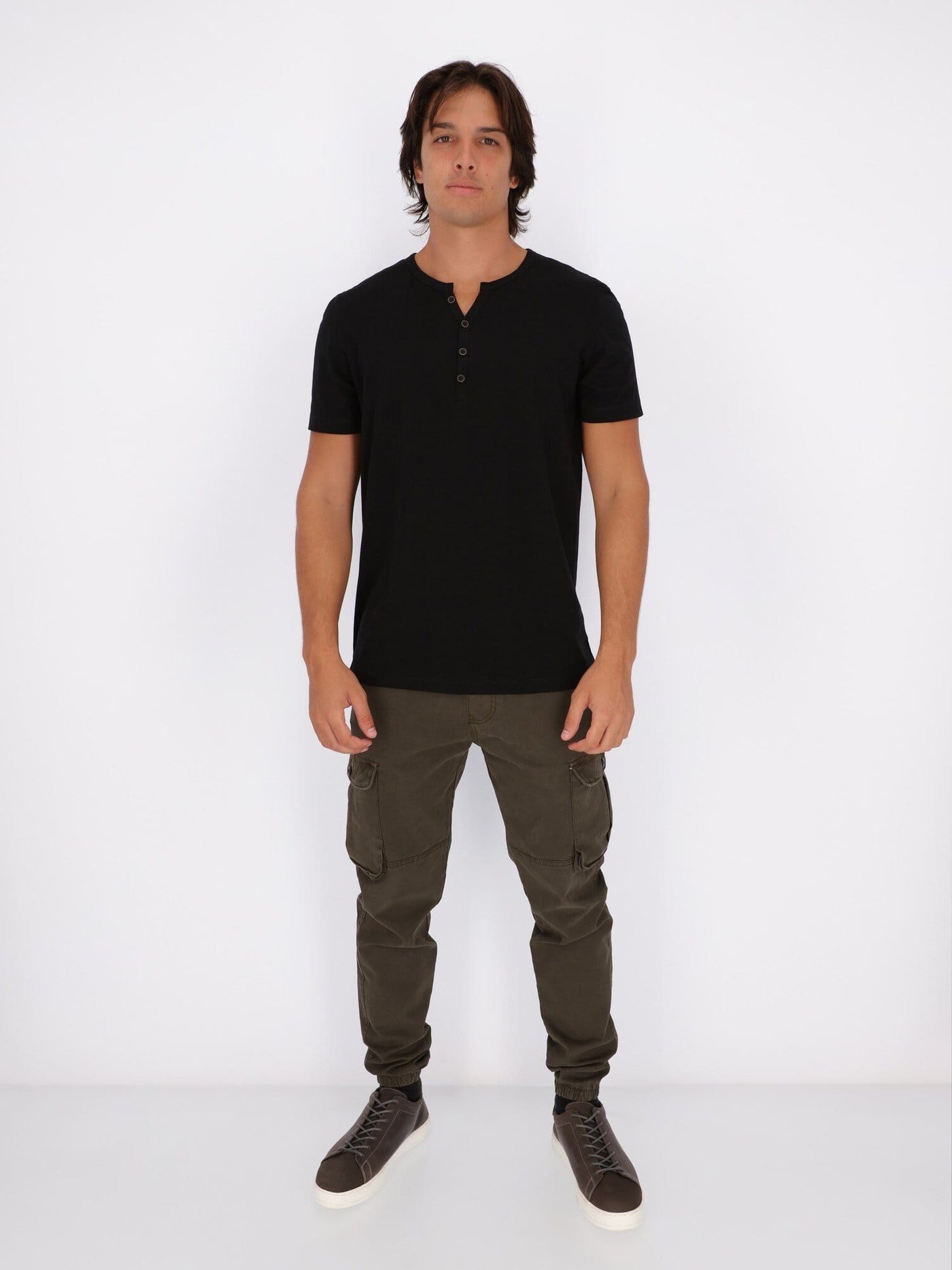 OR T-Shirts Henley Neck Basic T-Shirt