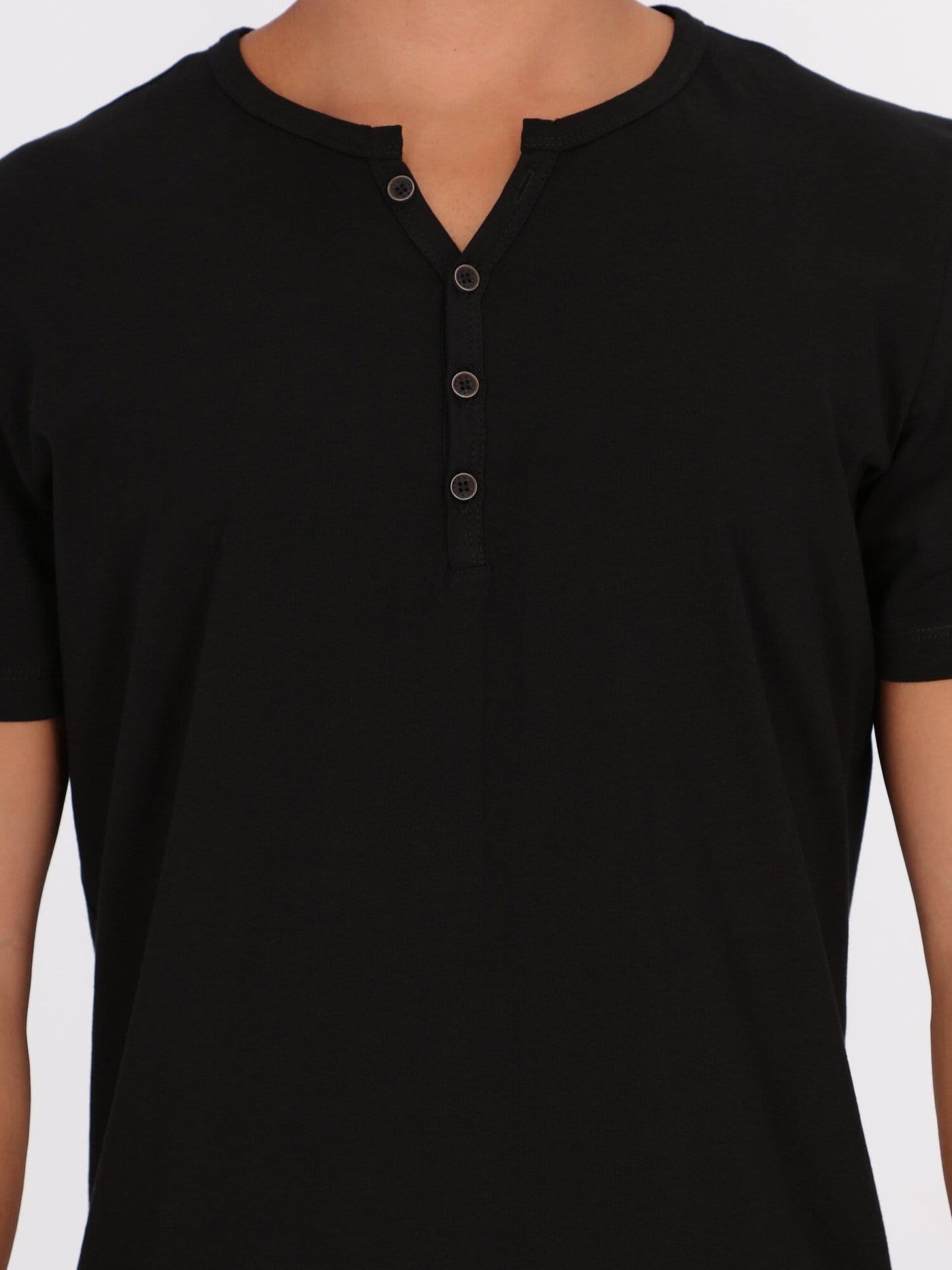 OR T-Shirts Henley Neck Basic T-Shirt