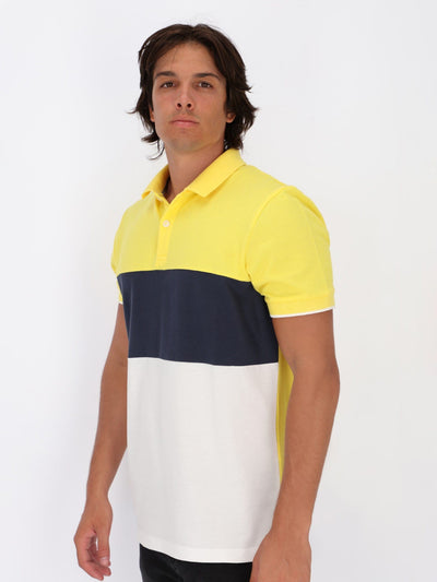 OR Polos Color Block Short Sleeve Polo Shirt