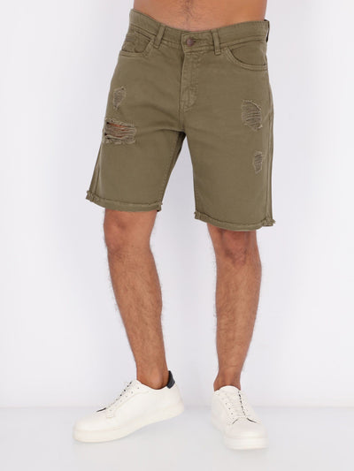 OR Pants & Shorts Olive-V16 / 30 Ripped Denim Shorts