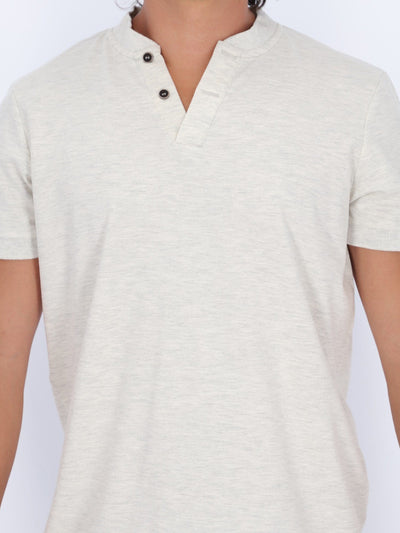 OR Polos Grandad Collar Polo Shirt