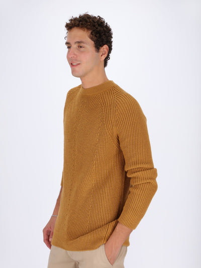 OR Knitwear Knitted Sweater with Ribbed Texture