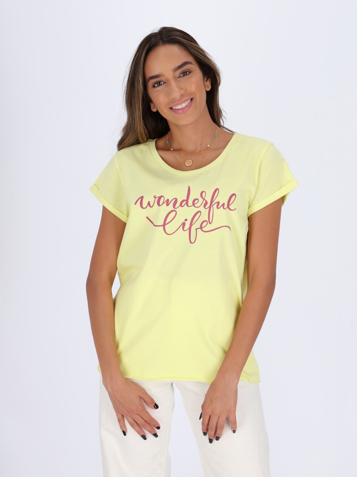 OR Tops & Blouses Charlock / S Wonderful Life Front Print T-shirt