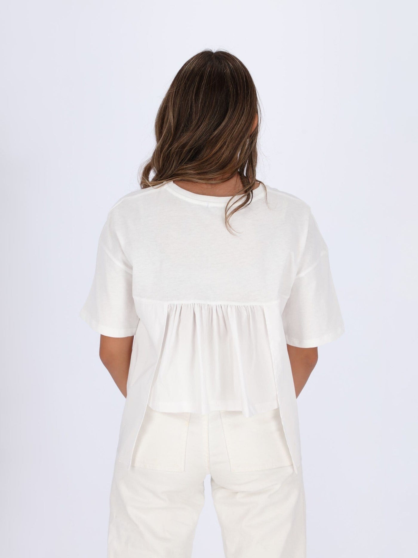 OR Tops & Blouses Dipped Hem Cropped Back Top