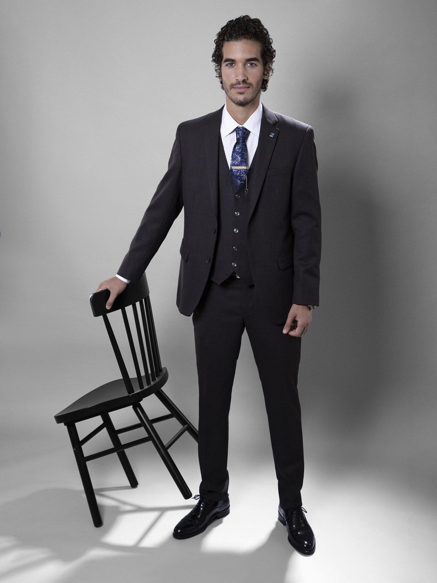 Daniel Hechter Pants & Shorts Wool Tux Pants with Tailored Fit Cut