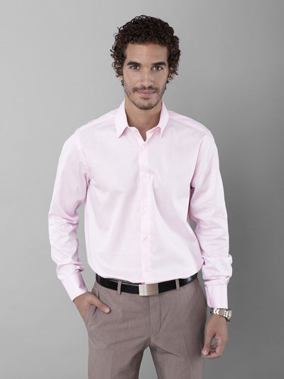 Daniel Hechter Shirts Rose / 38 Ribbed Long Sleeve Shirt