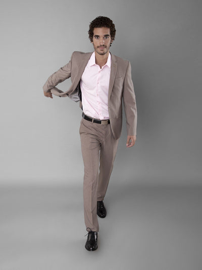 Daniel Hechter Pants & Shorts Solid Tux Pants with Tailored Fit Cut