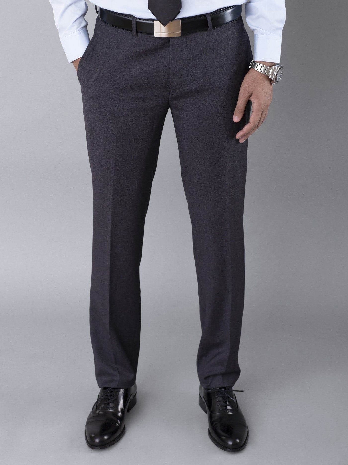 Daniel Hechter Pants & Shorts Grey / 46 Modern Tux Pants with Tailored Fit Cut