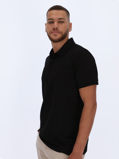 Daniel Hechter Polos Basic Polo Shirt with Regular Fit Cut