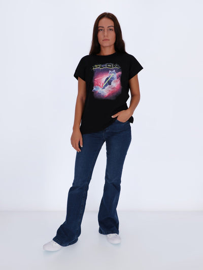 OR Tops & Blouses Printed T-shirt Glow Cat