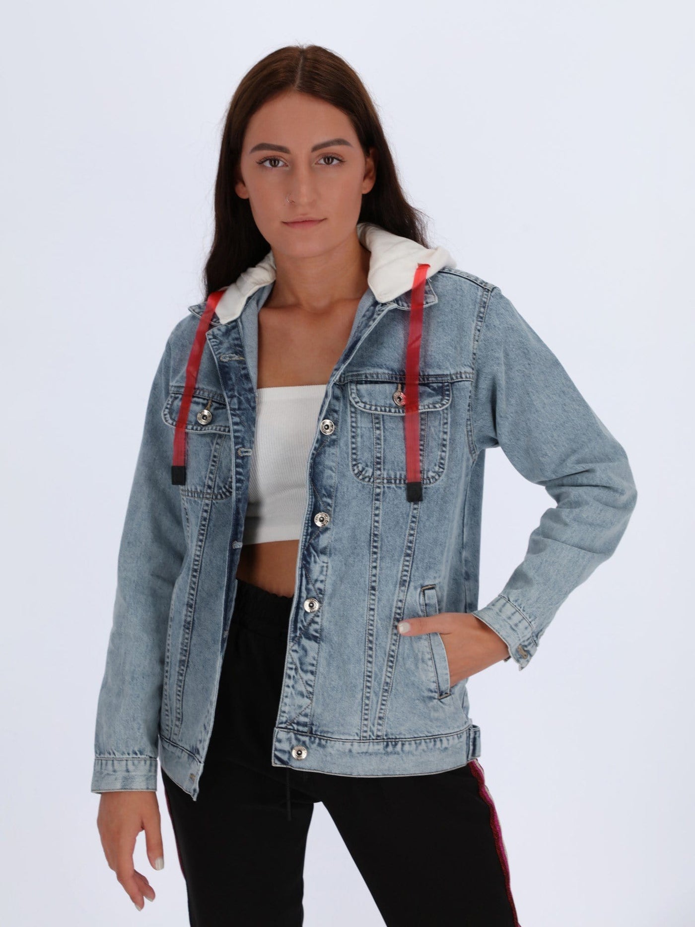 OR Jeans Hooded Denim Jacket