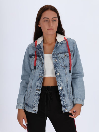 OR Jeans Dark Blue Jeans / S Hooded Denim Jacket