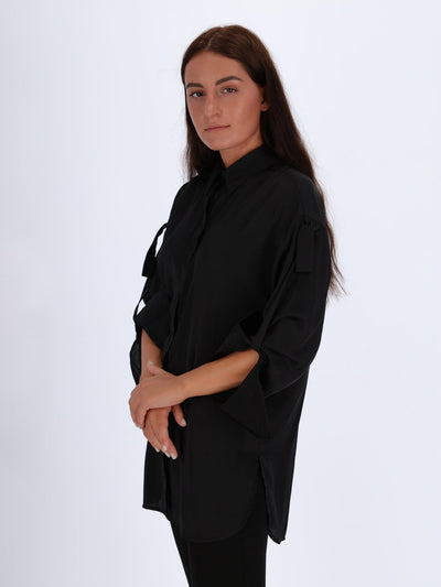 OR Tops & Blouses Side Slit Long Sleeve Shirt