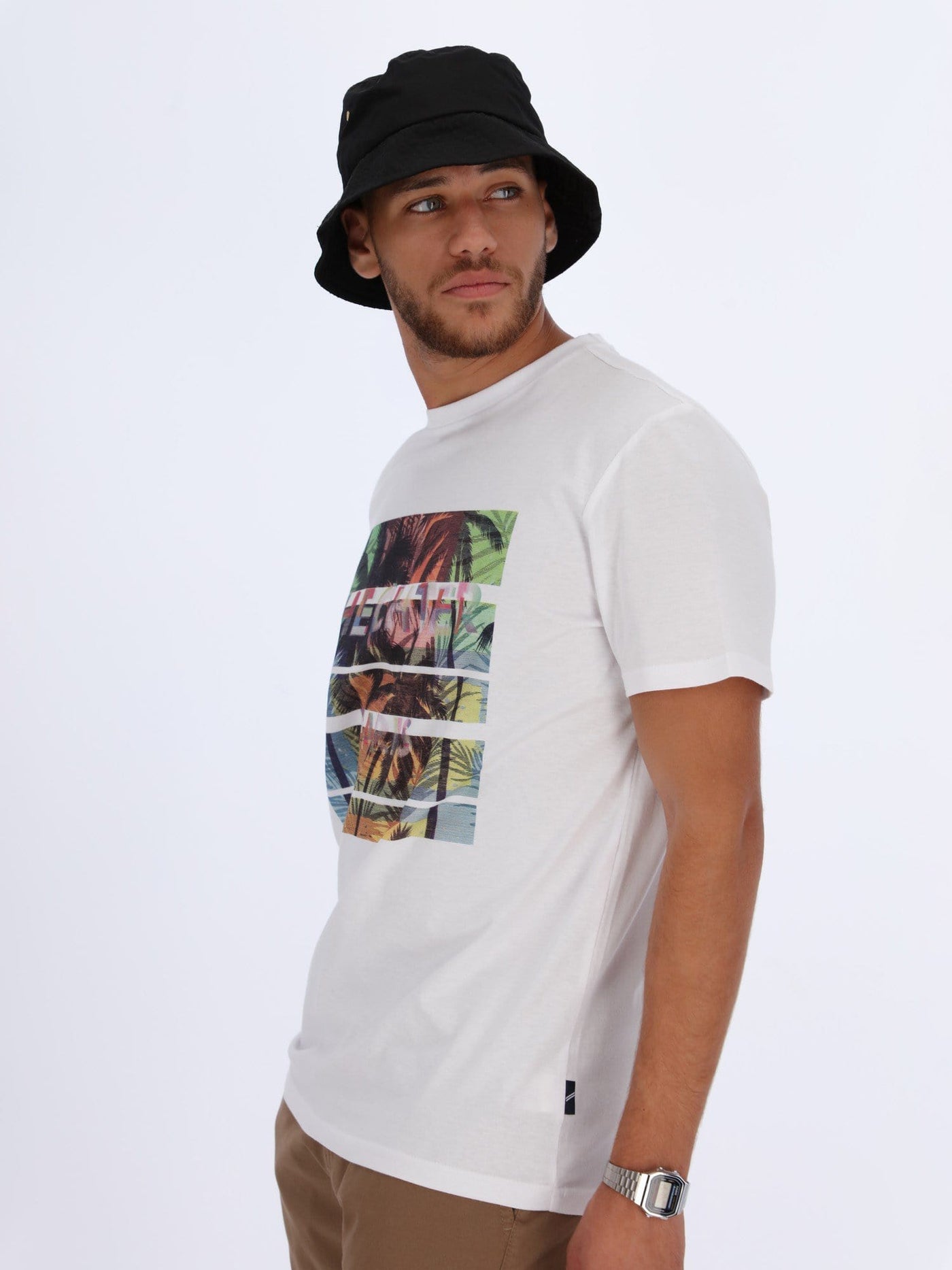 Daniel Hechter T-Shirts Palm Trees Printed T-shirt