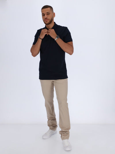 Daniel Hechter Polos Basic Polo Shirt with Regular Fit Cut