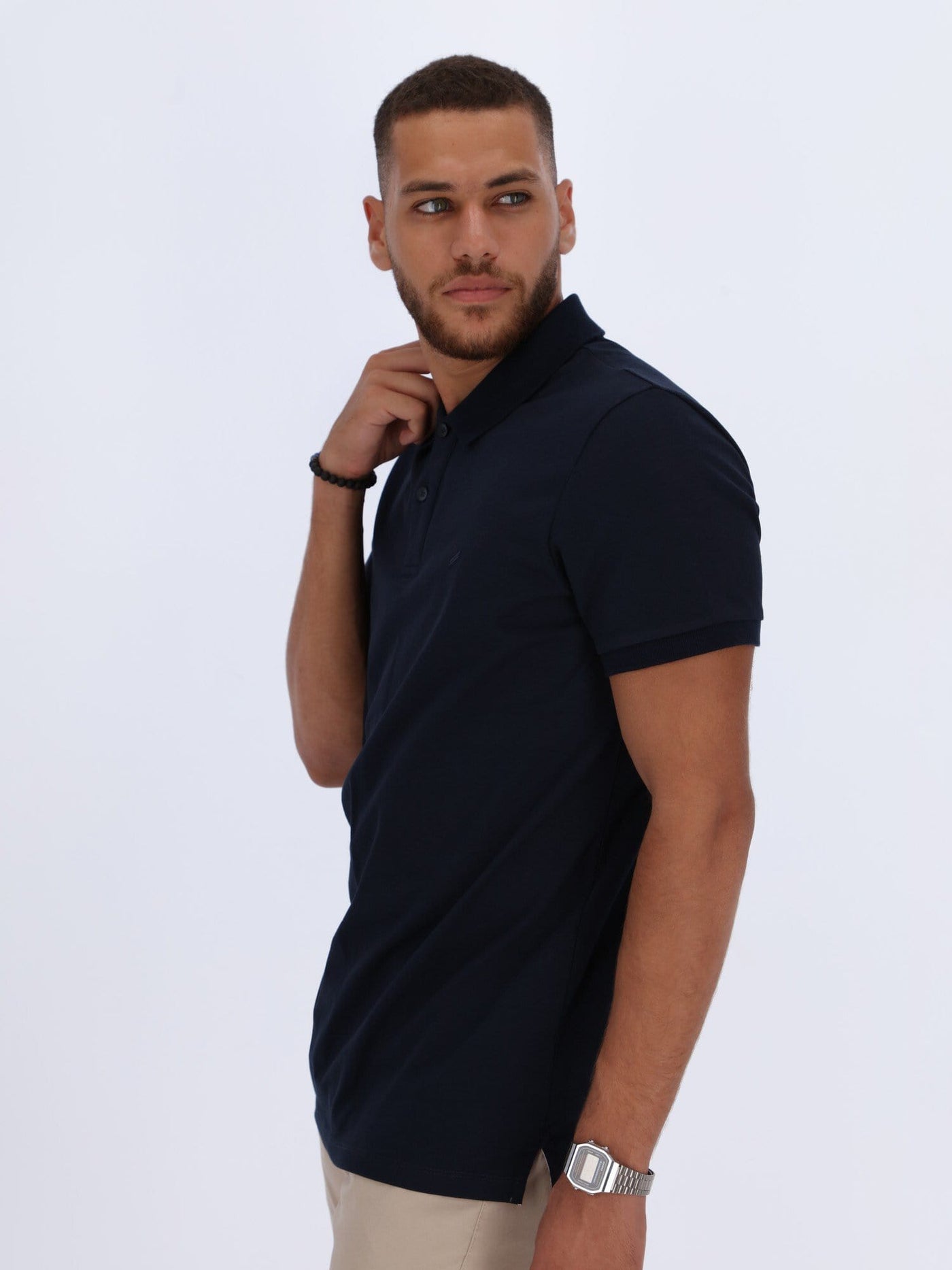 Daniel Hechter Polos Basic Polo Shirt with Regular Fit Cut