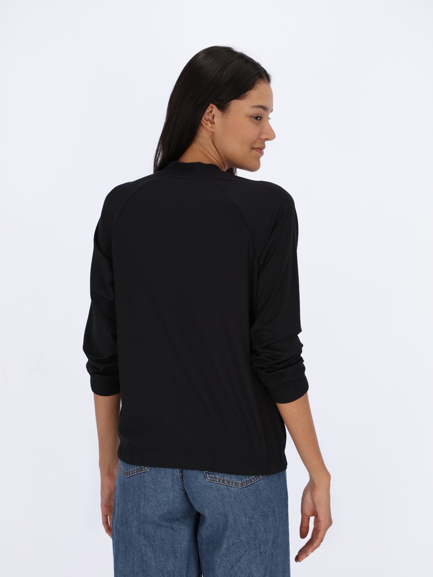 Basic Zipper Sweatshirt