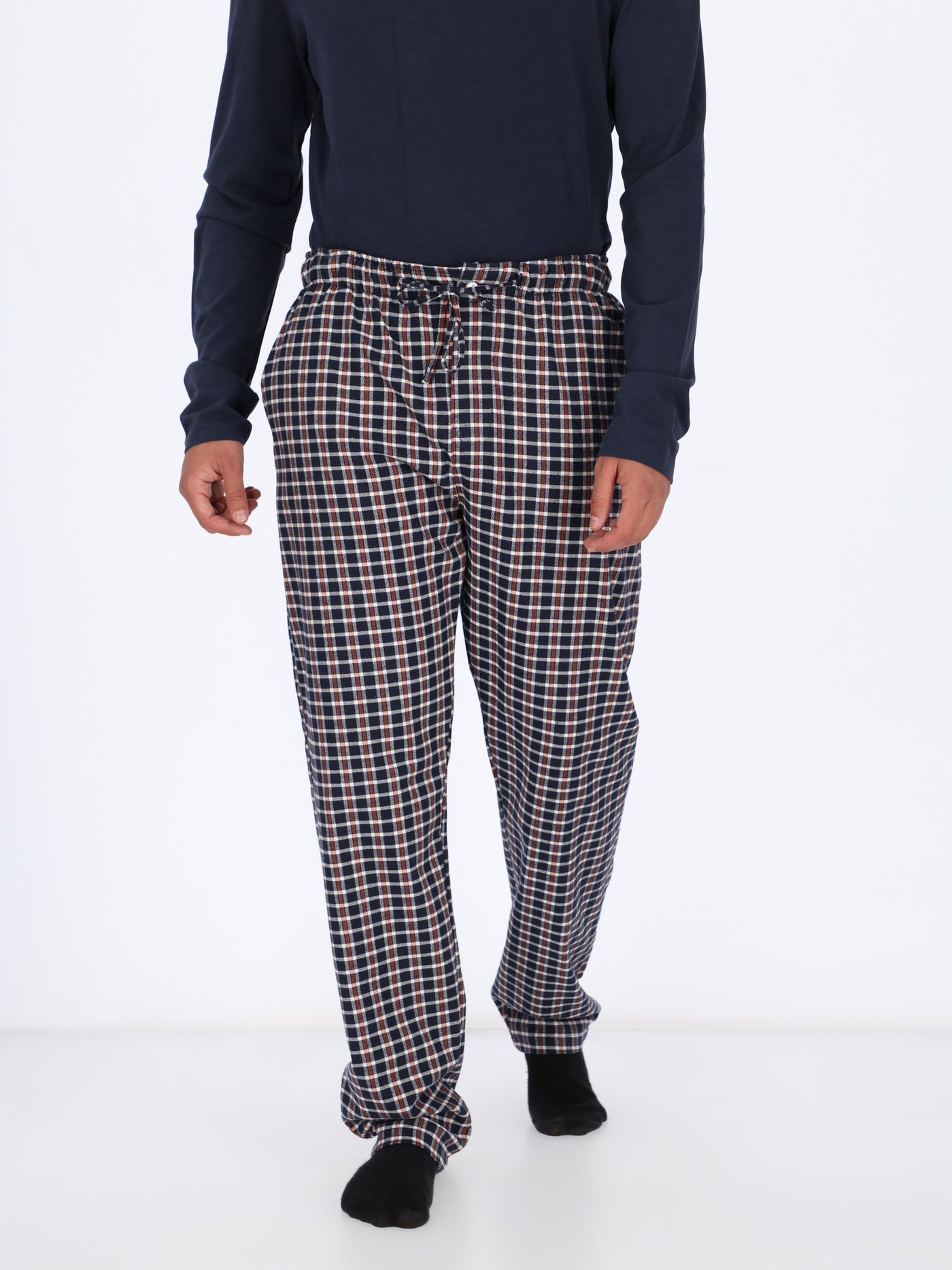 Drawstring Checkered Pyjama Pants