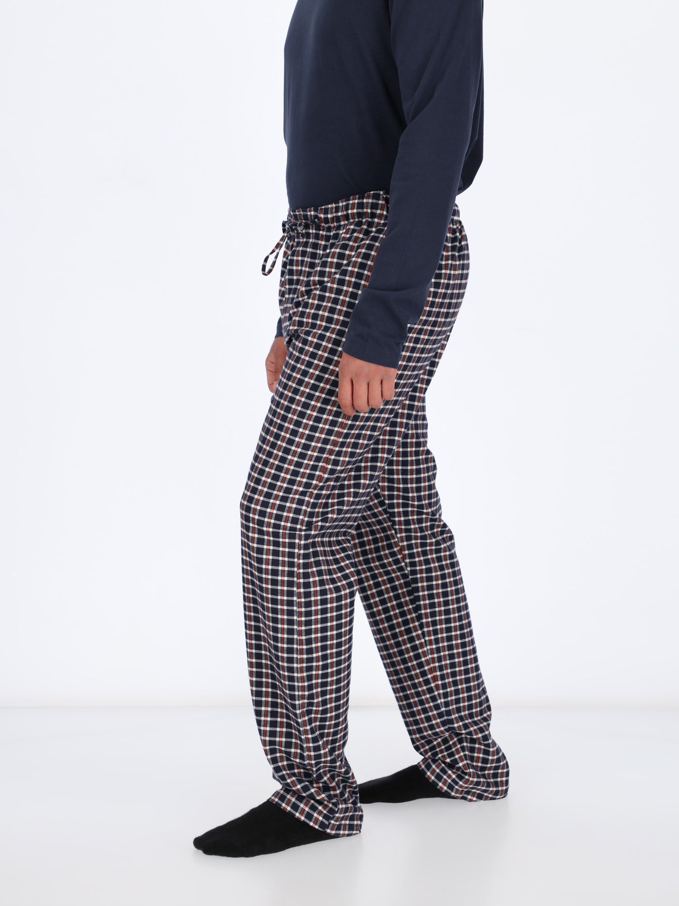 Drawstring Checkered Pyjama Pants