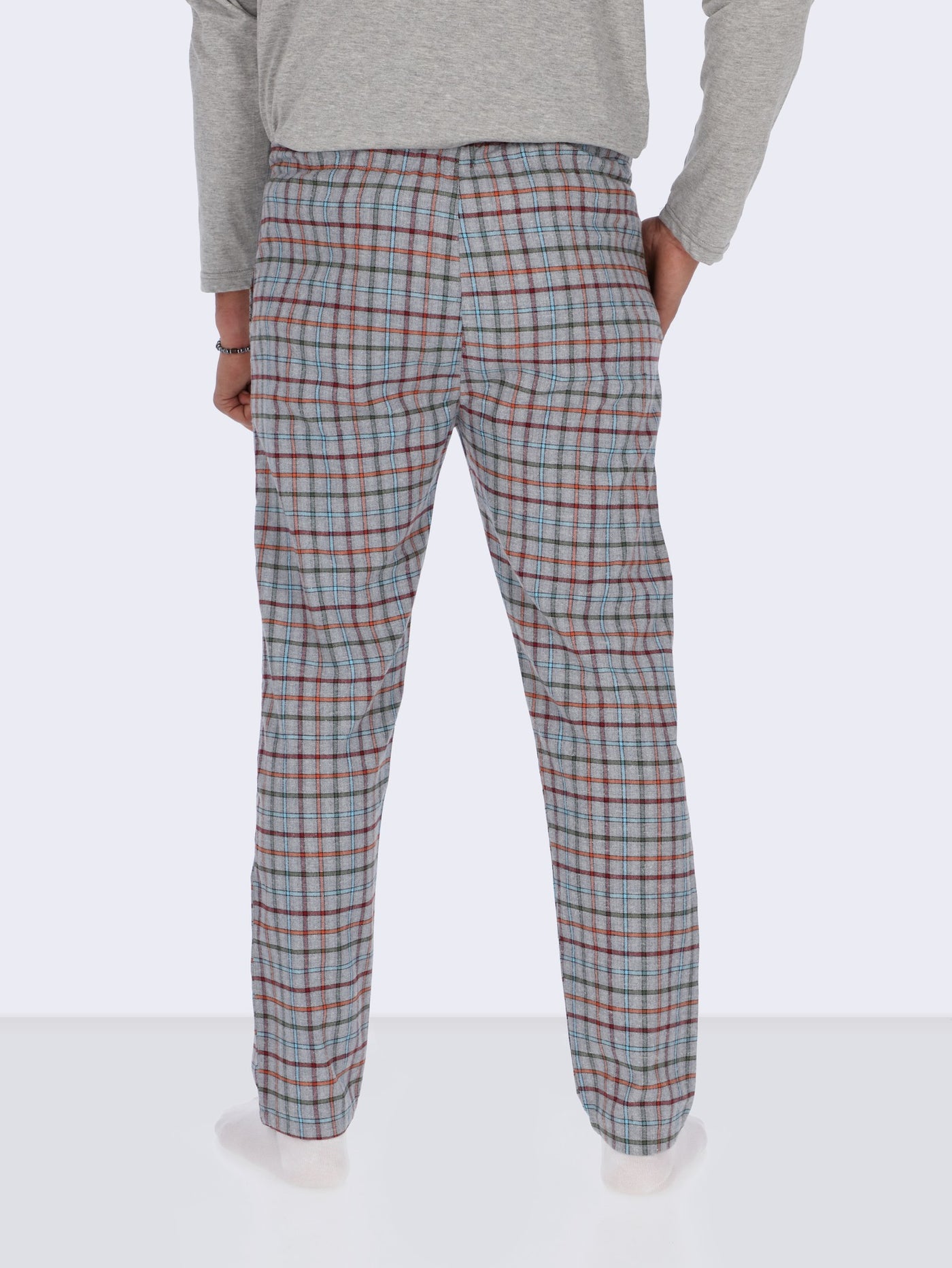 Drawstring Checkered Pyjama Pants