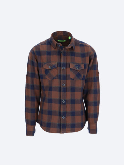 Kids Boys Plaid Long Sleeve Shirt