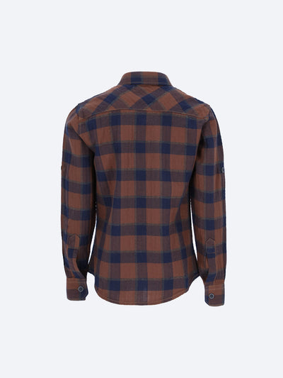 Kids Boys Plaid Long Sleeve Shirt