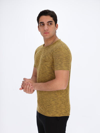 Heather Short Sleeve T-shirt with Chest Pocket