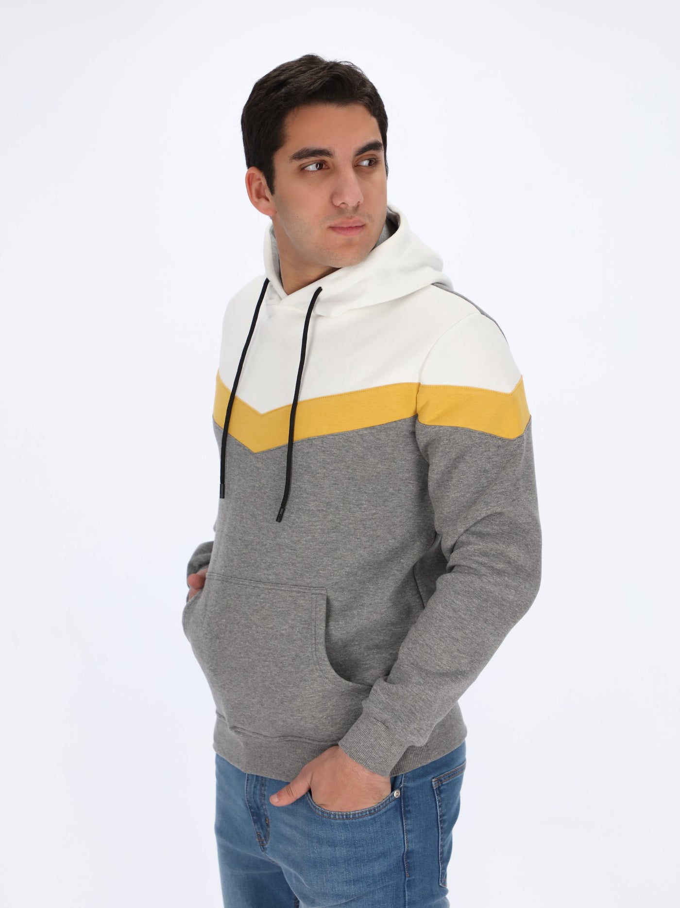 O'Zone Men's Tri-Color Hoodie