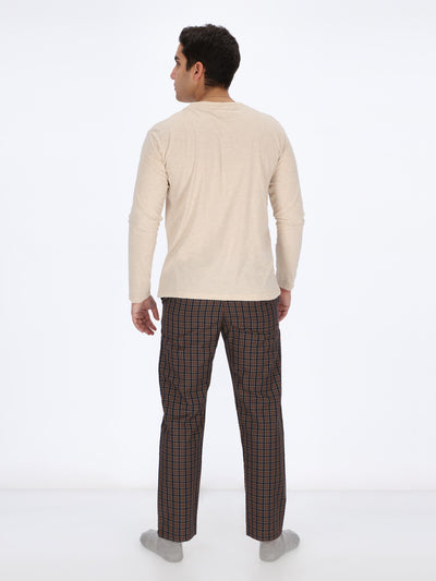 Checkered Pants Pyjama Set