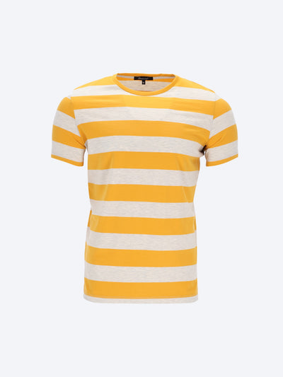 Men's Striped Crew Neck T-Shirt