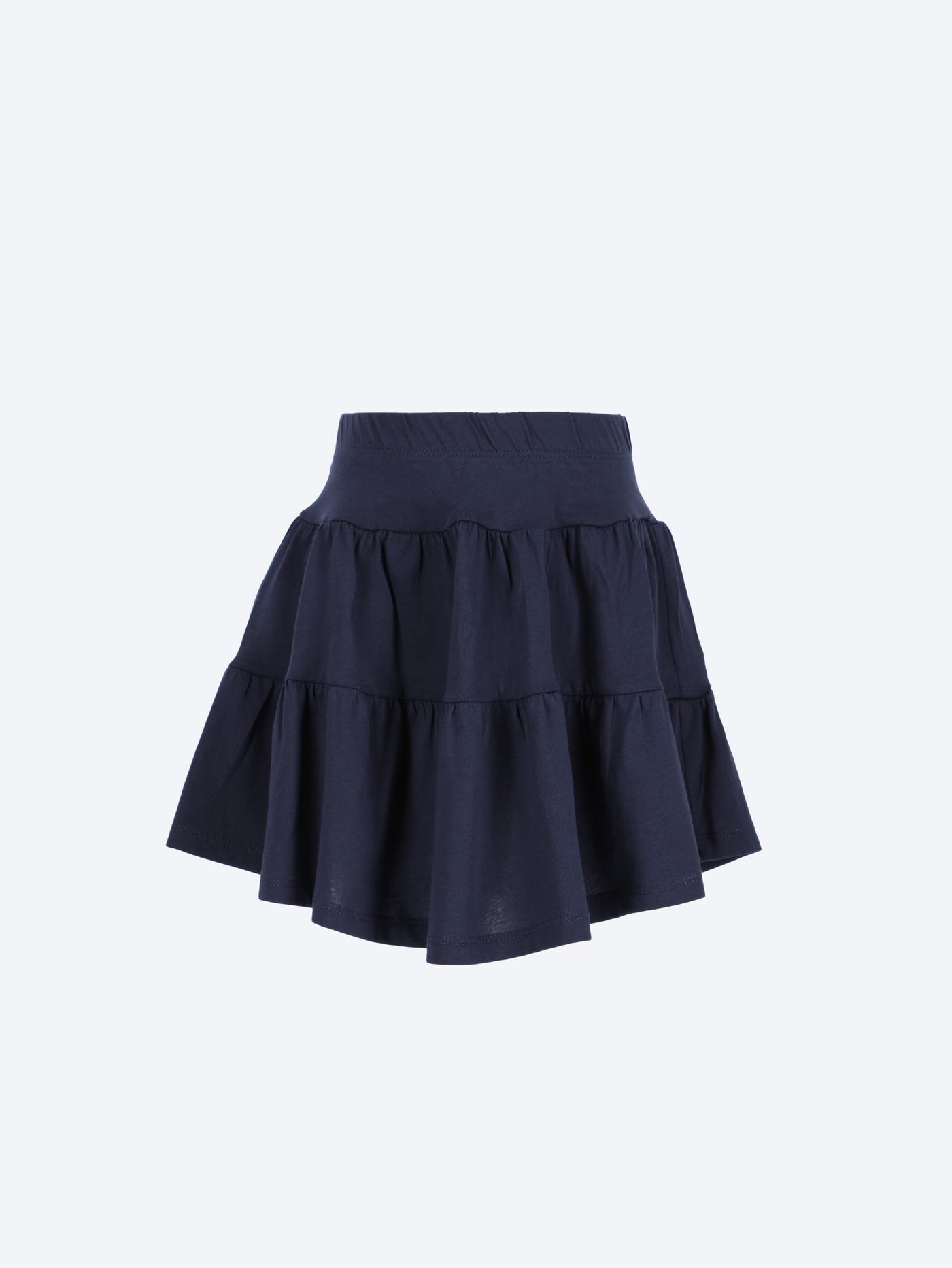 Kids Girl's Plain Ruffled Skirt