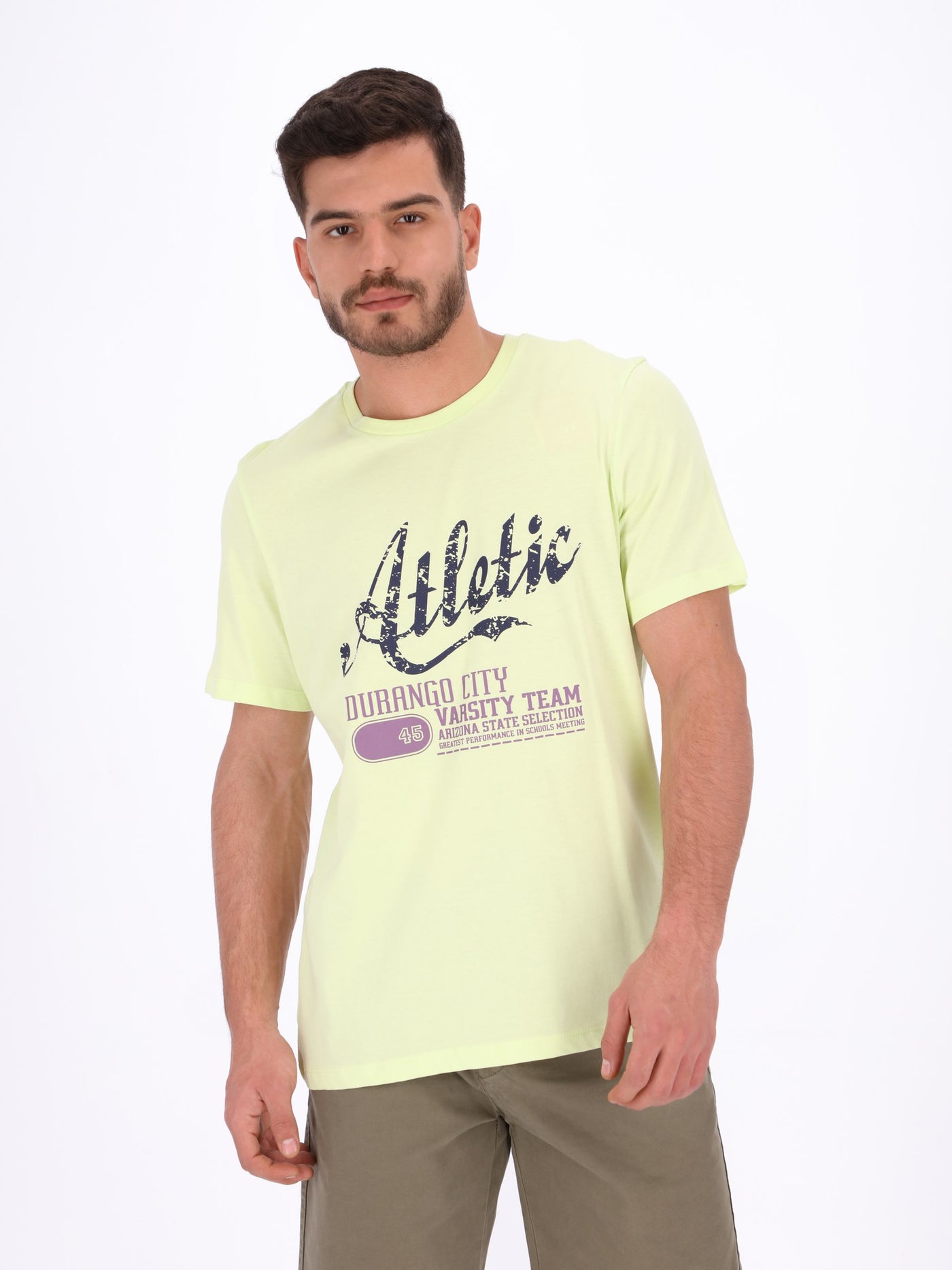 Men's Front Printed T-Shirt