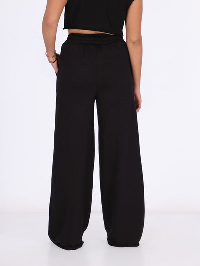 Leocansa Women Ripped Detail Sweatpants