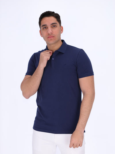 Basic Polo Shirt with Regular Fit Cut