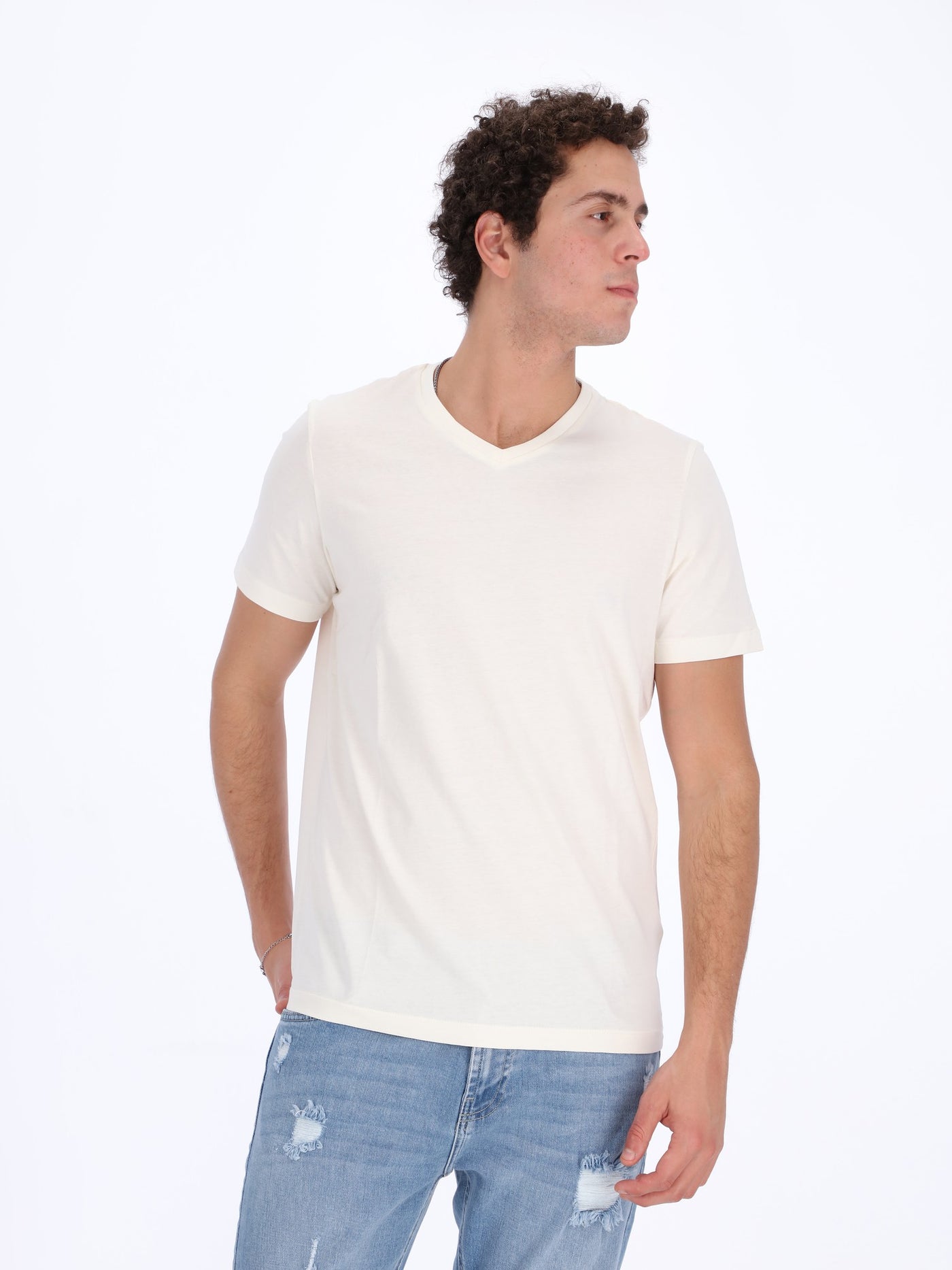 O'Zone Men's V-Neck Basic T-Shirt