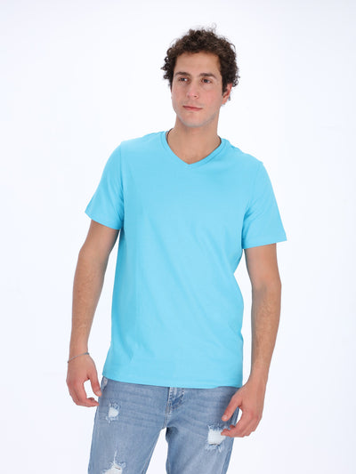 O'Zone Men's V-Neck Basic T-Shirt