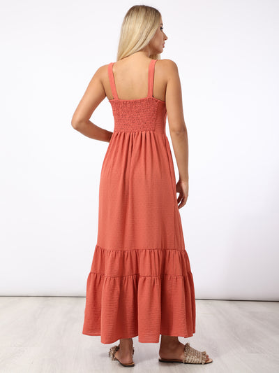 Dress - Straps - Maxi