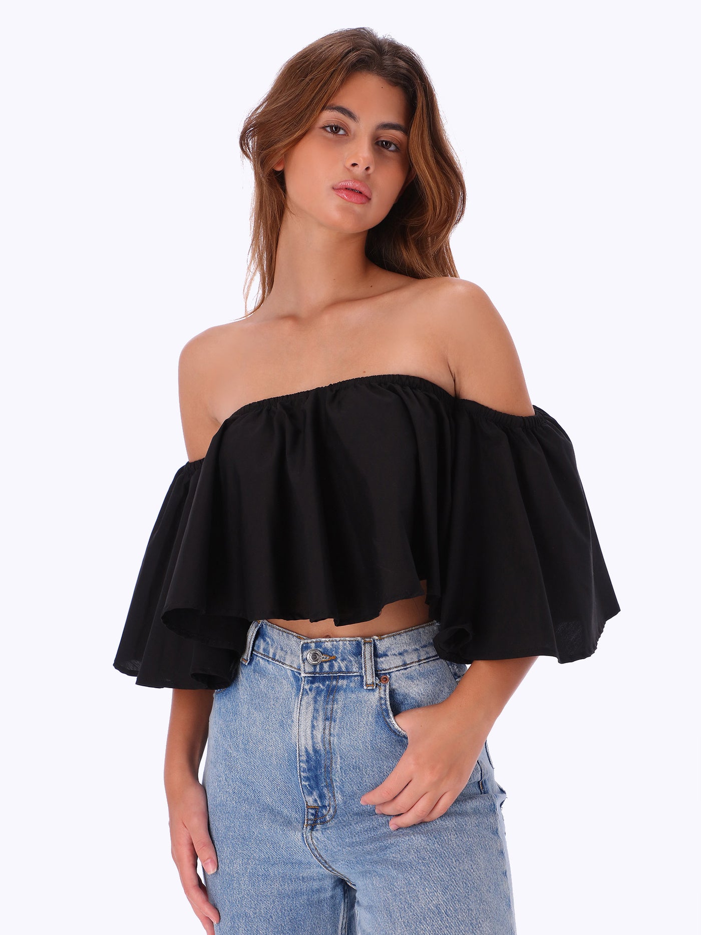 Leocansa Womens Off-Shoulder Top