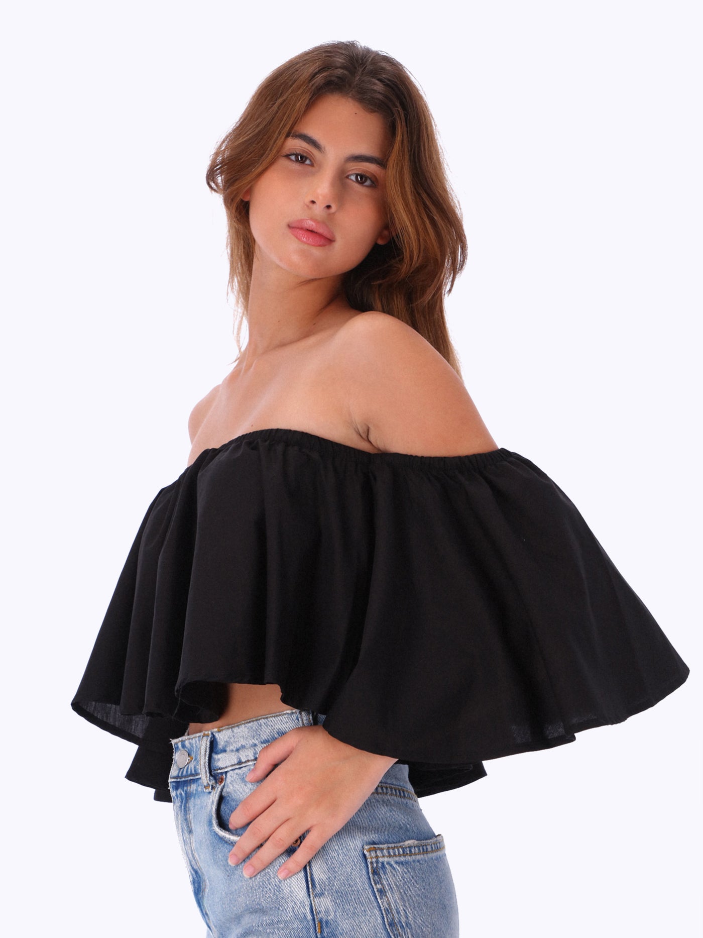 Leocansa Womens Off-Shoulder Top