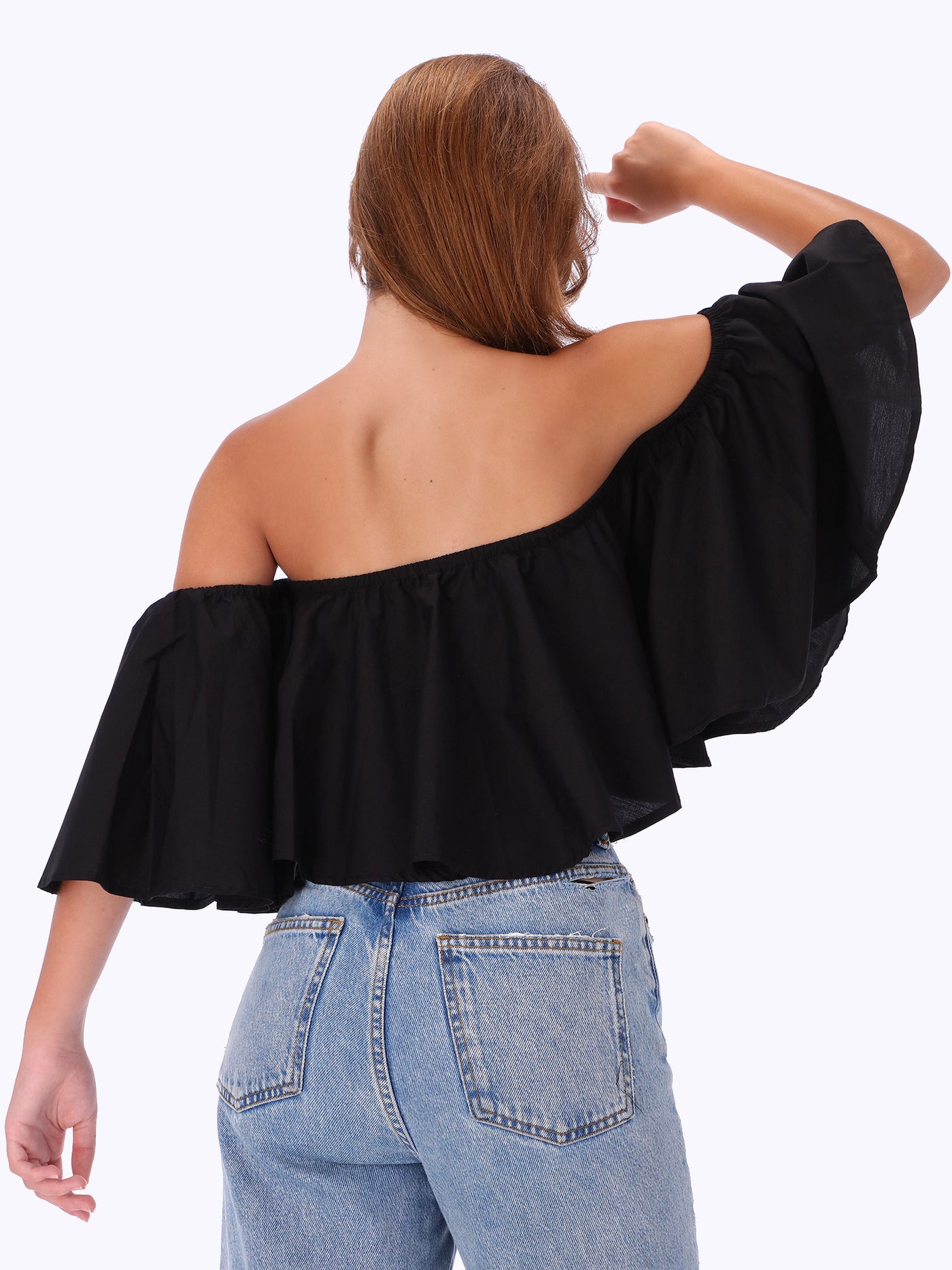 Leocansa Womens Off-Shoulder Top