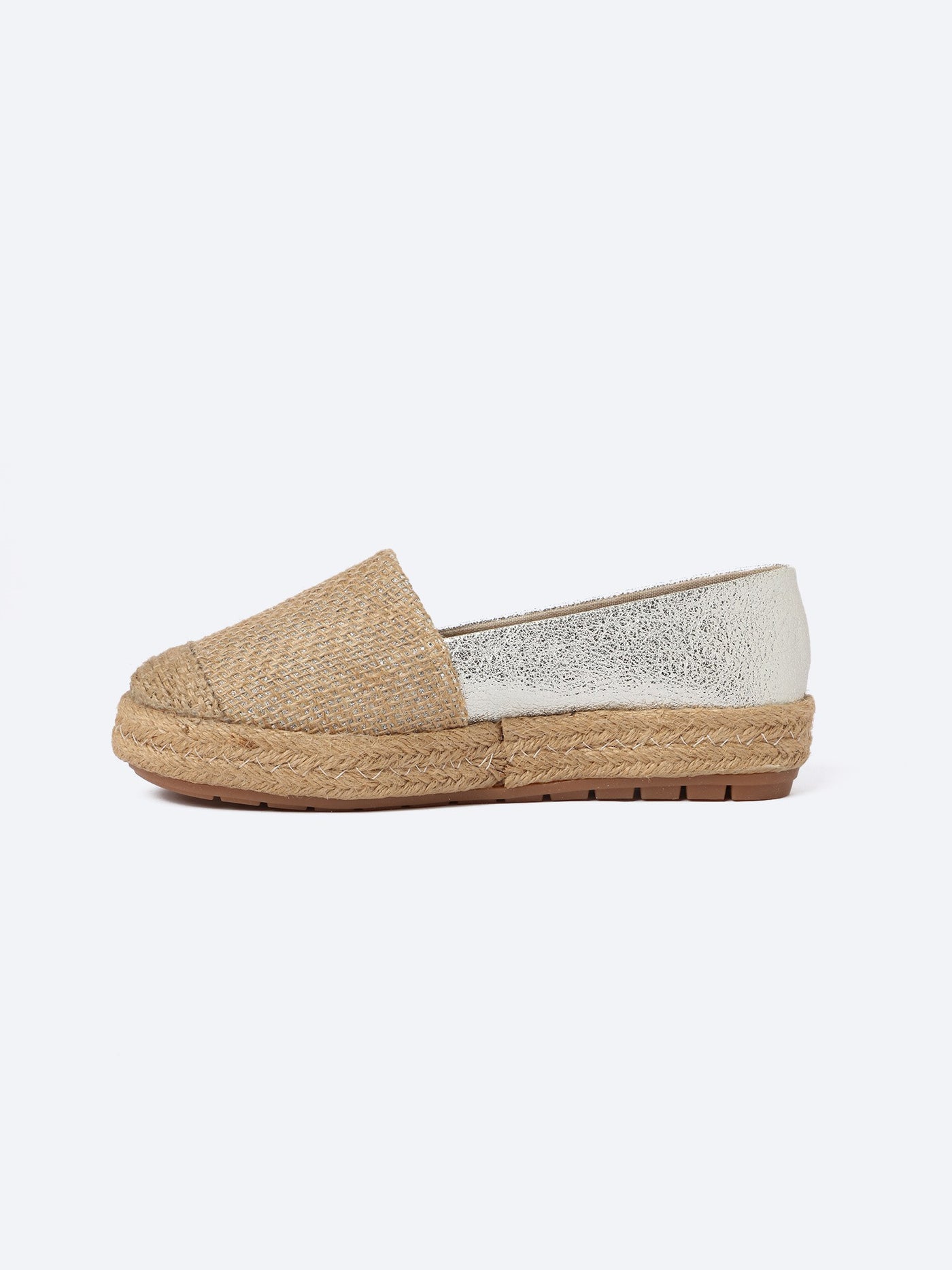 Espadrilles - Half Glitter and Half Straw