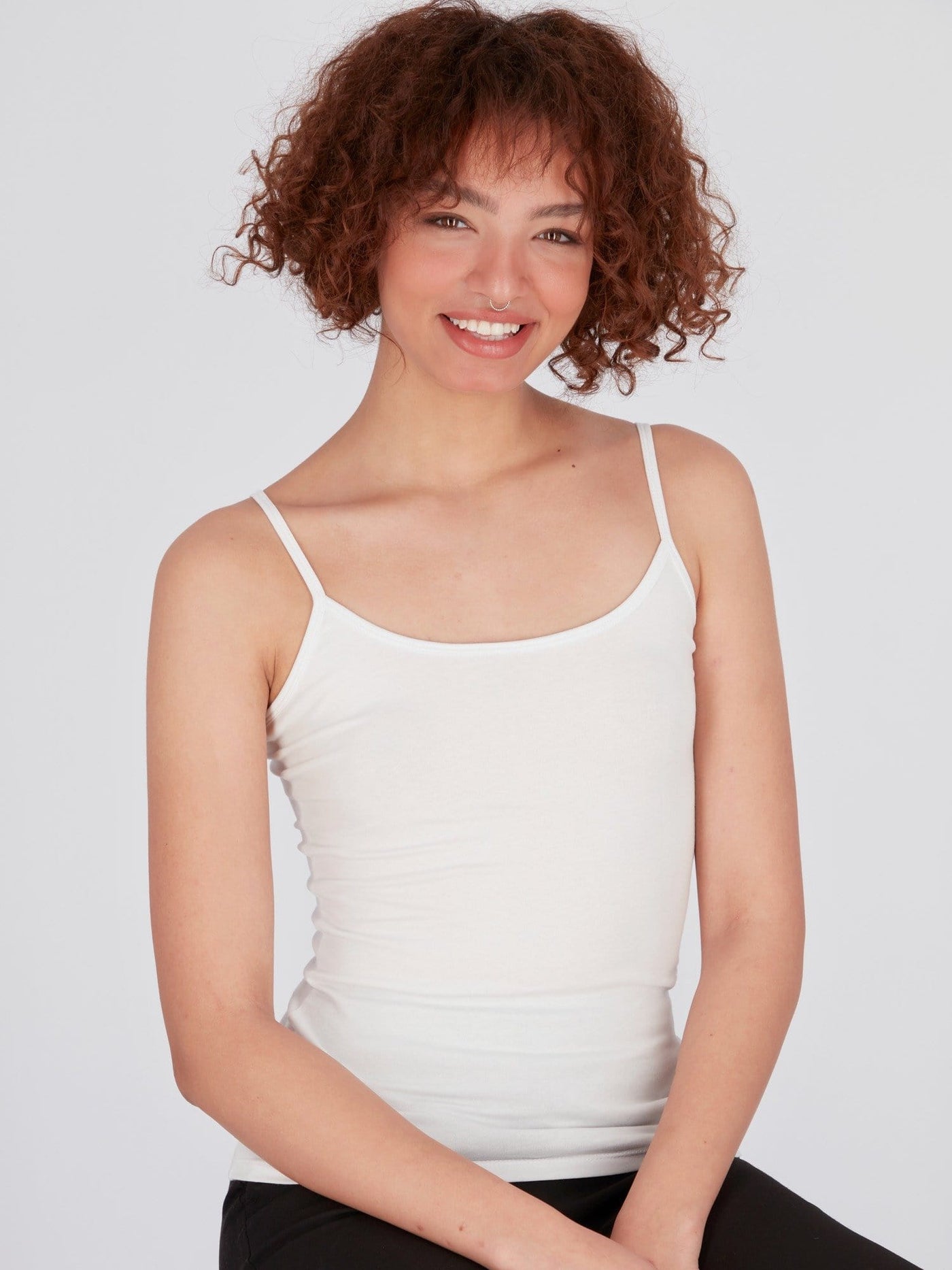 OR Tops & Blouses White / M Spaghetti Strap Basic Top