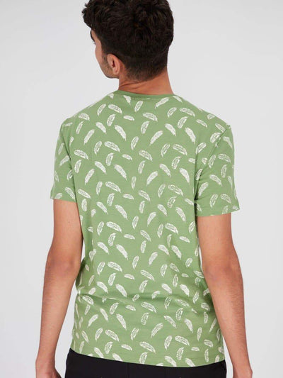 OR T-Shirts All-Over Feather Print T-Shirt