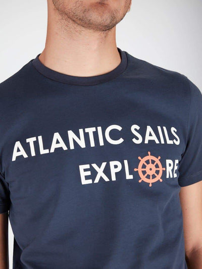 OR T-Shirts Atlantic Sails Front Print T-Shirt