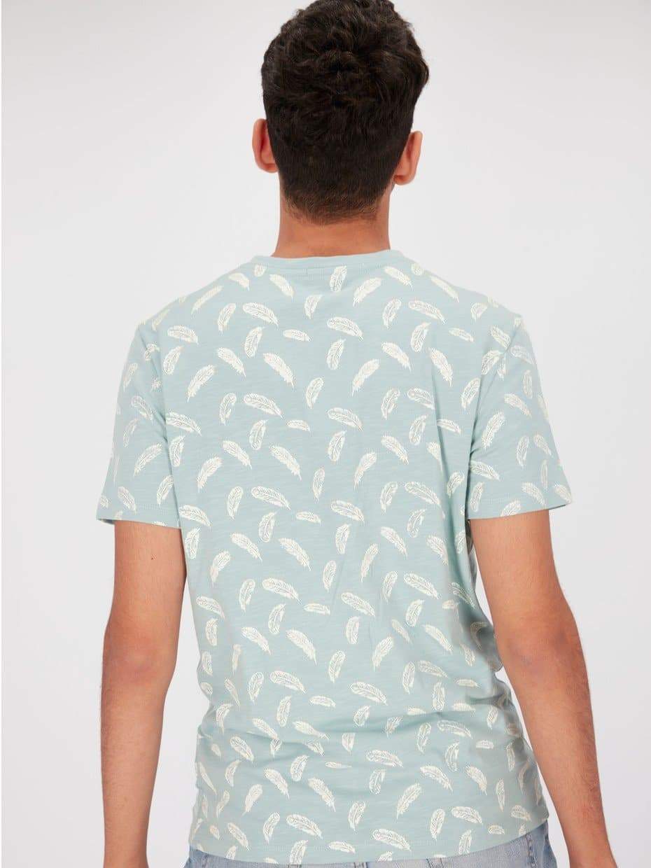 OR T-Shirts All-Over Feather Print T-Shirt