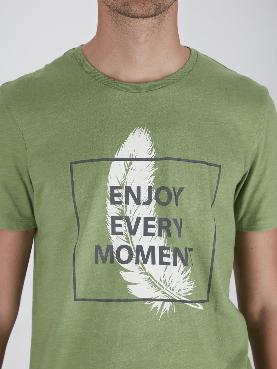 OR T-Shirts Enjoy Every Moment Front Print T-Shirt