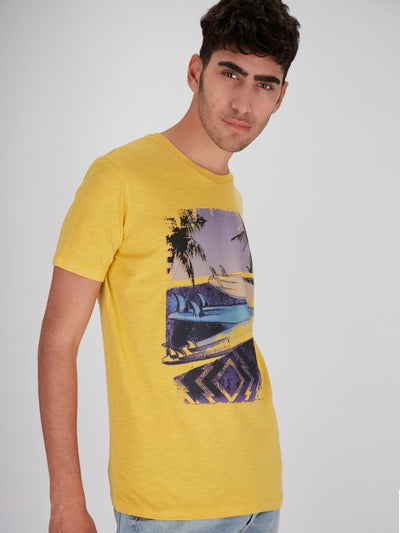 OR T-Shirts Hawaii Front Print Short Sleeve T-Shirt